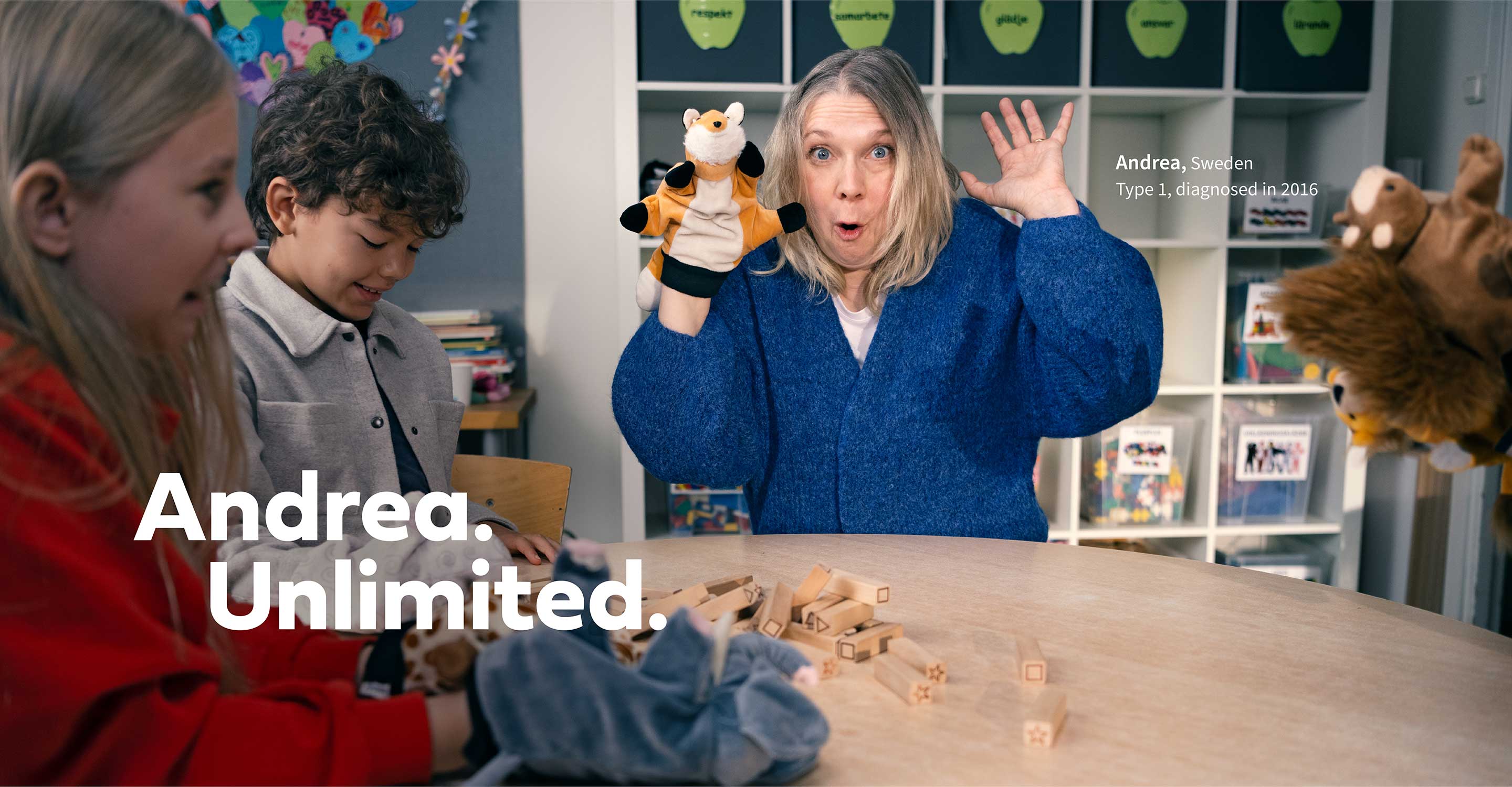 Andrea, Unlimited. Andrea, Sweden, Type 1, diagnosed 2016