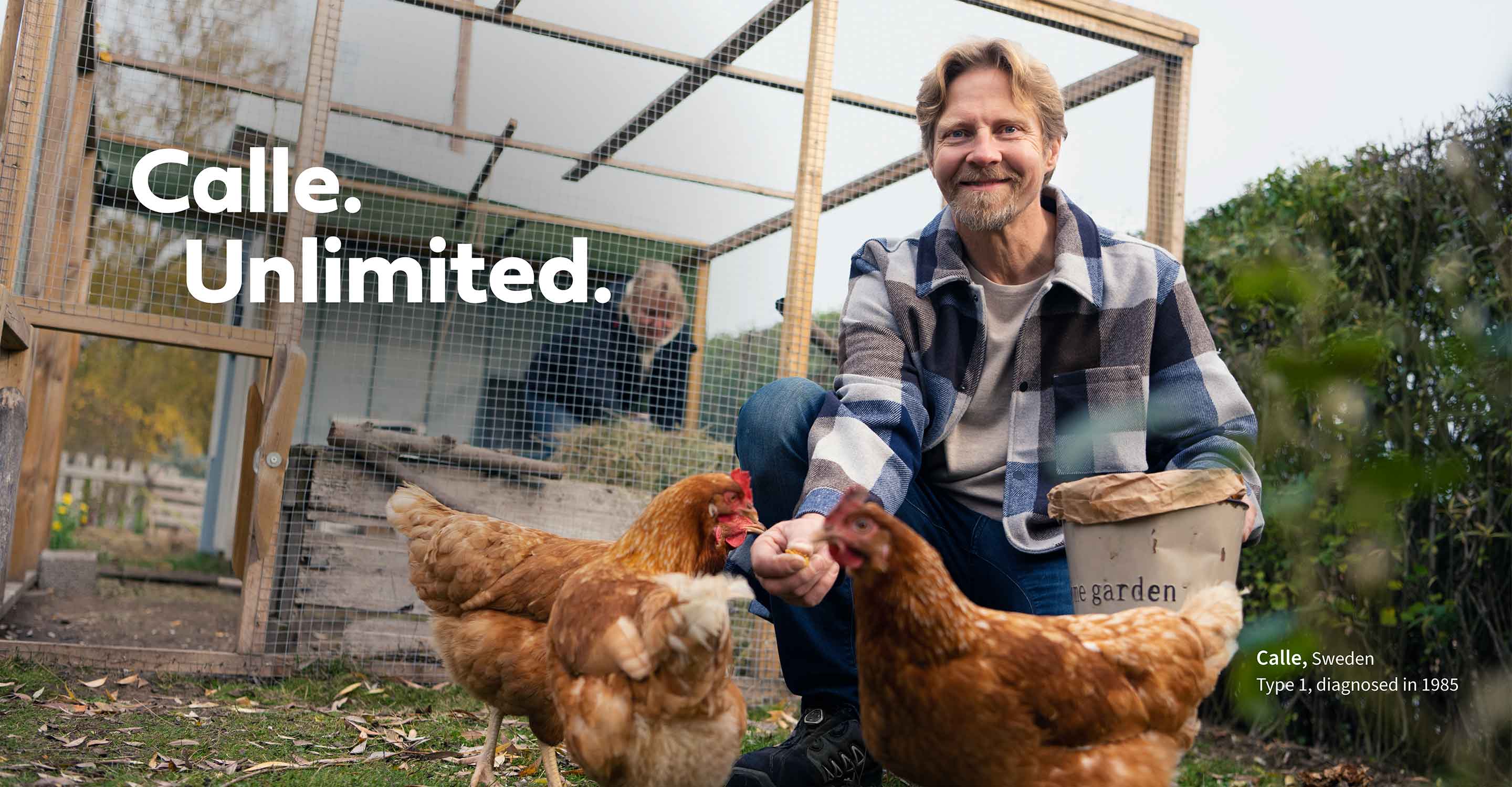 Calle. Unlimited. Calle, Sweden, Type 1, diagnosed 1985