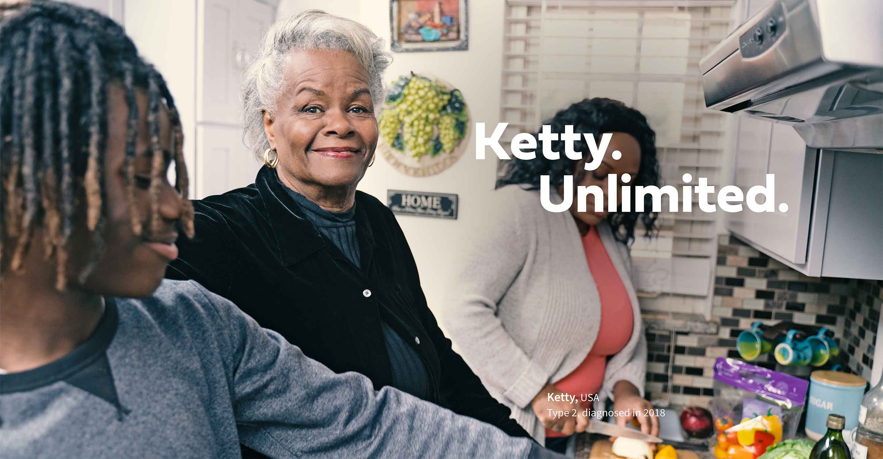 Ketty. Unlimited. Ketty, USA, Type 2, diagnosed 2018