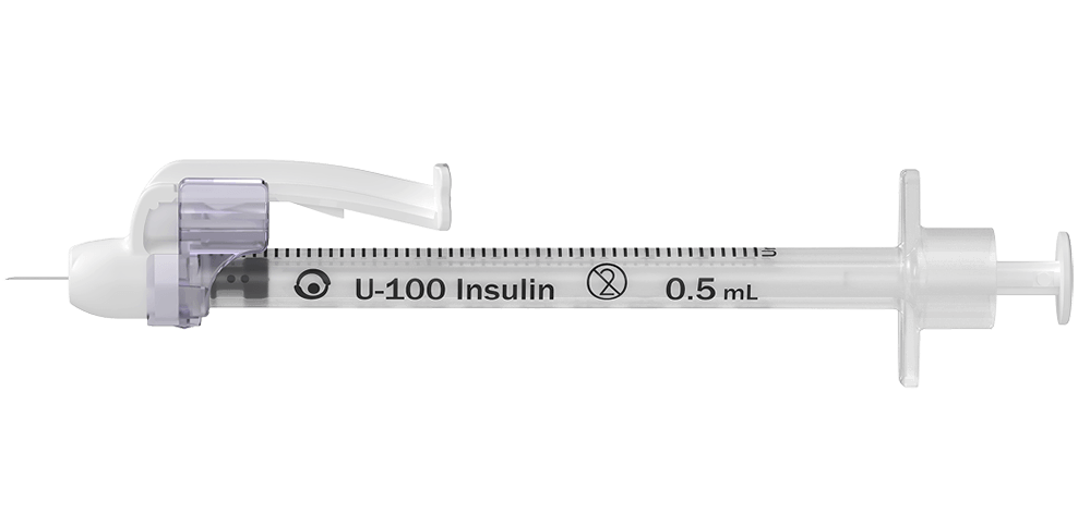 Ultra-Fine Safety Insulin Syringe